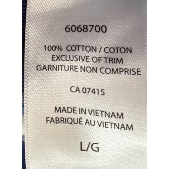 Nautica Shirt Mens Lg Blue & Green Plaid Short Sleeve Button Up Casual - Picture 6 of 8